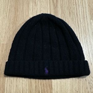Polo Ralph Lauren beanie hat black